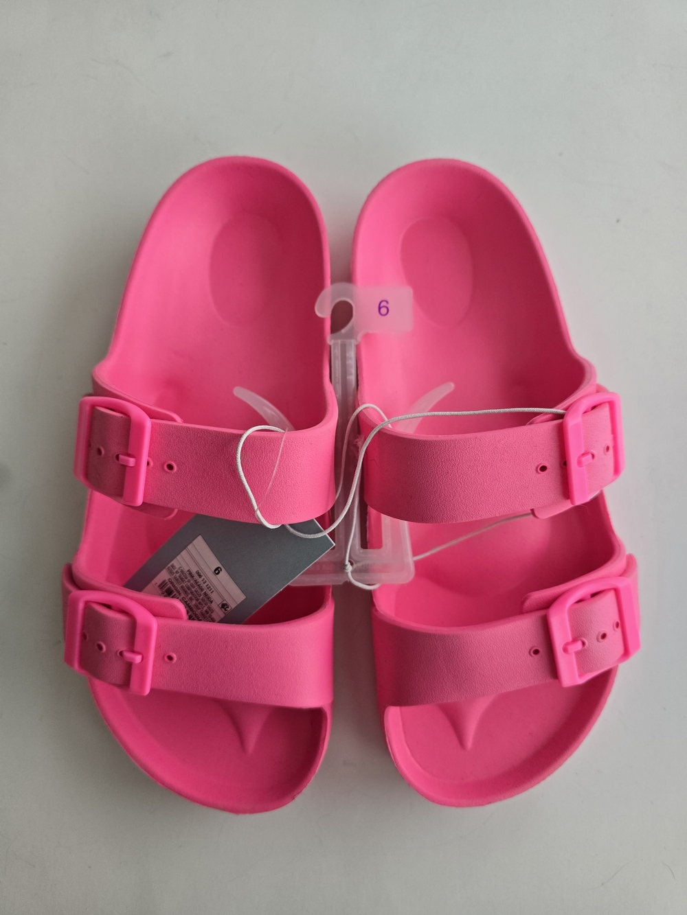 Shade & Shore Bright Pink Dual-Strap EVA Sandals
